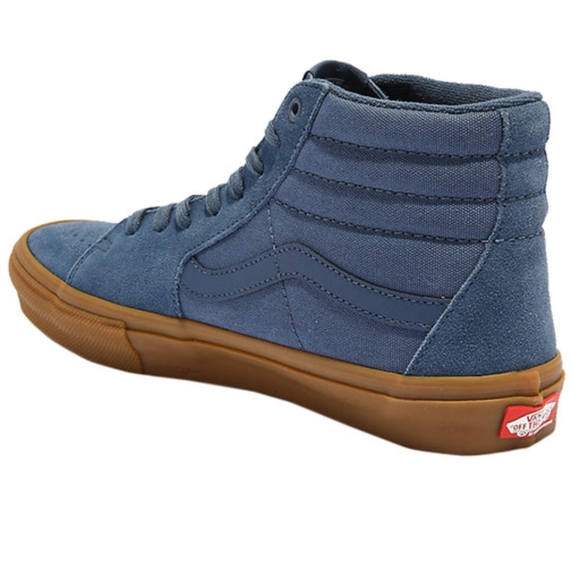 Vans Skate Sk8-Hi Vintage Shoe Blue - Picture 1 of 16